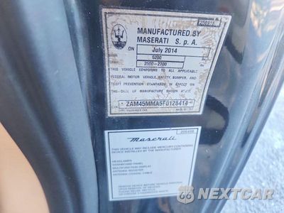 Zdjęcie 13 z 13 samochodu: 2015 MASERATI GRANTURISMO S VIN:ZAM45MMA5F0128414 - miniatura