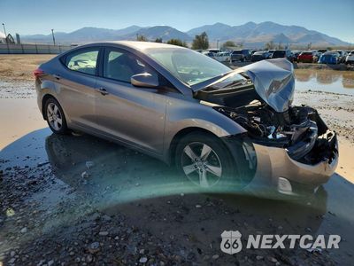 Czwarte zdjęcie samochodu z boku: 2013 HYUNDAI ELANTRA GLS VIN:5NPDH4AE9DH254701 - miniatura
