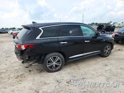 Trzecie zdjęcie samochodu z tyłu: 2017 INFINITI QX60 BASE VIN:5N1DL0MM6HC554736 - miniatura