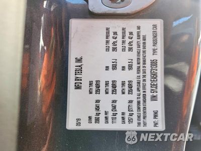 Zdjęcie 13 z 13 samochodu: 2019 TESLA MODEL 3 VIN:5YJ3E1EA5KF313085 - miniatura