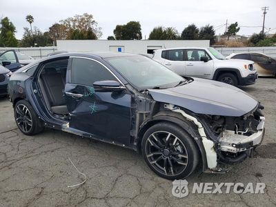 Czwarte zdjęcie samochodu z boku: 2019 HONDA CIVIC TOURING VIN:JHMFC1F91KX003026 - miniatura