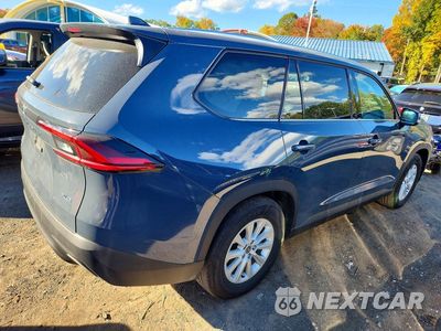 Trzecie zdjęcie samochodu z tyłu: 2025 TOYOTA GRAND HIGHLANDER HYBRID XLE VIN:5TDACAB55SS043789 - miniatura