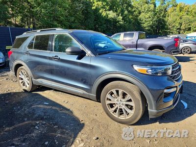 Czwarte zdjęcie samochodu z boku: 2023 FORD EXPLORER XLT VIN:1FMSK8DH0PGA10090 - miniatura
