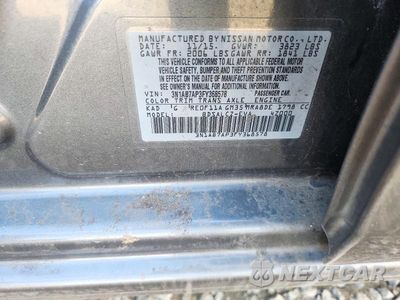Zdjęcie 12 z 12 samochodu: 2015 NISSAN SENTRA S VIN:3N1AB7AP3FY368578 - miniatura