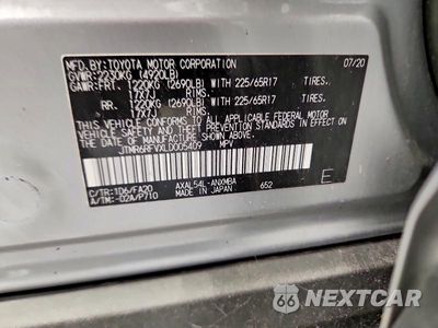Zdjęcie 13 z 13 samochodu: 2020 TOYOTA RAV4 HYBRID XLE VIN:JTMR6RFVXLD005409 - miniatura