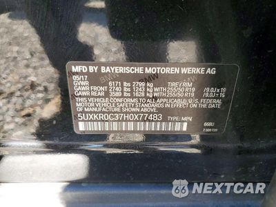 Zdjęcie 13 z 13 samochodu: 2017 BMW X5 XDRIVE35I VIN:5UXKR0C37H0X77483 - miniatura