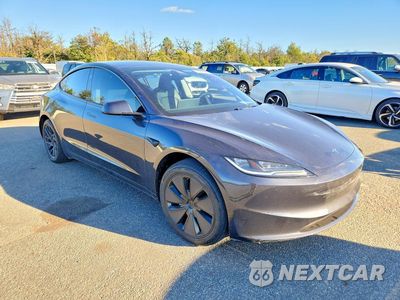 Czwarte zdjęcie samochodu z boku: 2024 TESLA MODEL 3 VIN:5YJ3E1EA7RF718861 - miniatura