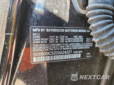 Zdjęcie 13 z 13 samochodu: 2013 BMW X3 XDRIVE28I VIN:5UXWX9C52D0A24227 - miniatura