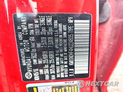 Zdjęcie 14 z 14 samochodu: 2017 HYUNDAI SANTA FE SE VIN:KM8SNDHF4HU224835 - miniatura