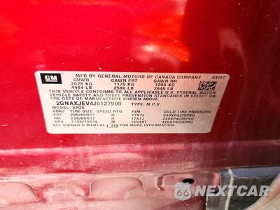 Zdjęcie 14 z 14 samochodu: 2018 CHEVROLET EQUINOX LT VIN:2GNAXJEV4J6127909 - miniatura