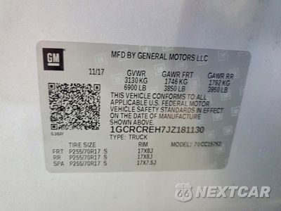 Zdjęcie 12 z 12 samochodu: 2018 CHEVROLET SILVERADO C1500 LT VIN:1GCRCREH7JZ181130 - miniatura