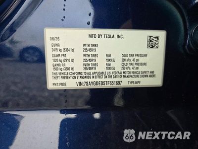 Zdjęcie 13 z 13 samochodu: 2026 TESLA MODEL Y VIN:7SAYGDED5TF651697 - miniatura