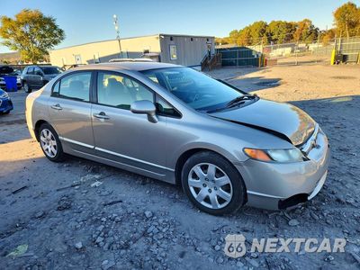 Czwarte zdjęcie samochodu z boku: 2006 HONDA CIVIC LX VIN:1HGFA165X6L098270 - miniatura