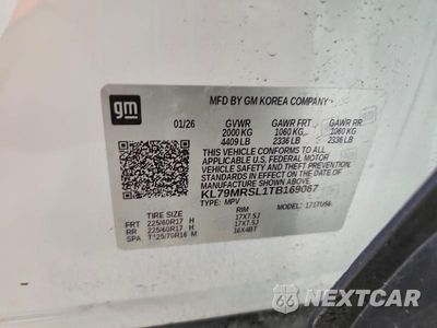 Zdjęcie 14 z 14 samochodu: 2026 CHEVROLET TRAILBLAZER LT VIN:KL79MRSL1TB169067 - miniatura