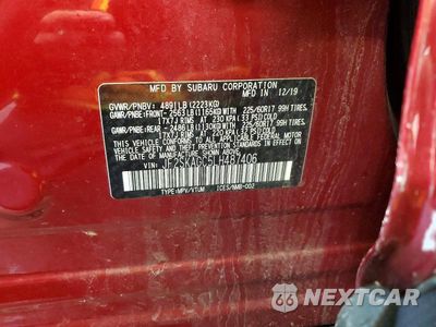 Zdjęcie 13 z 13 samochodu: 2020 SUBARU FORESTER PREMIUM VIN:JF2SKAGC5LH487406 - miniatura