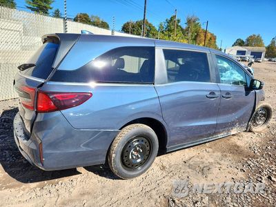 Trzecie zdjęcie samochodu z tyłu: 2025 HONDA ODYSSEY EXL VIN:5FNRL6H62SB023939 - miniatura