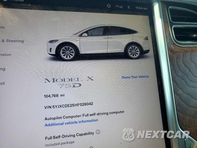 Zdjęcie 9 z 13 samochodu: 2017 TESLA MODEL X VIN:5YJXCDE25HF028042 - miniatura