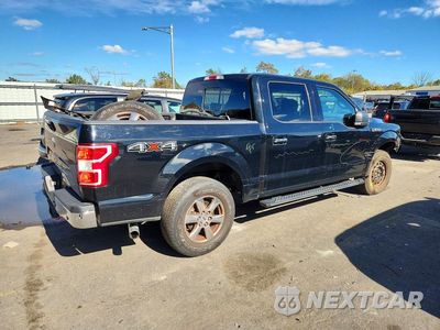 Trzecie zdjęcie samochodu z tyłu: 2018 FORD F150 SUPERCREW VIN:1FTEW1EP9JFE34366 - miniatura