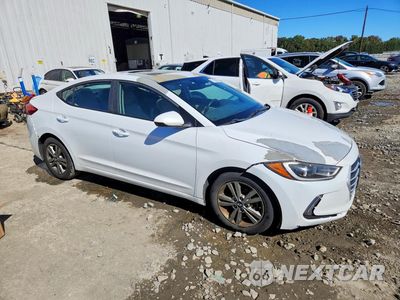 Czwarte zdjęcie samochodu z boku: 2018 HYUNDAI ELANTRA VALUE EDITION VIN:5NPD84LF6JH267231 - miniatura