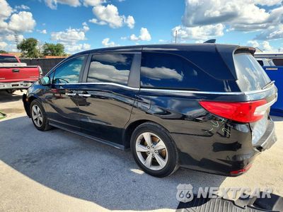Drugie zdjęcie samochodu z przodu: 2019 HONDA ODYSSEY EXL VIN:5FNRL6H7XKB057300 - miniatura
