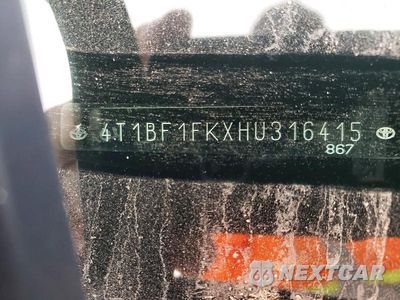 Zdjęcie 12 z 12 samochodu: 2017 TOYOTA CAMRY SE VIN:4T1BF1FKXHU316415 - miniatura