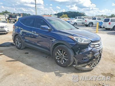 Czwarte zdjęcie samochodu z boku: 2018 HYUNDAI SANTA FE SPORT 2.0T VIN:5XYZU4LA8JG537430 - miniatura