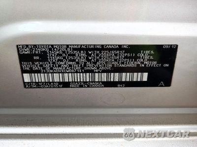 Zdjęcie 12 z 12 samochodu: 2012 TOYOTA RAV4 LIMITED VIN:2T3DK4DVXCW087141 - miniatura