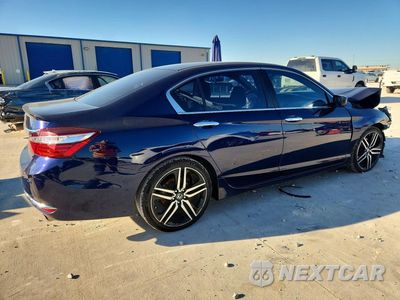 Trzecie zdjęcie samochodu z tyłu: 2017 HONDA ACCORD SPORT VIN:1HGCR2F53HA123154 - miniatura
