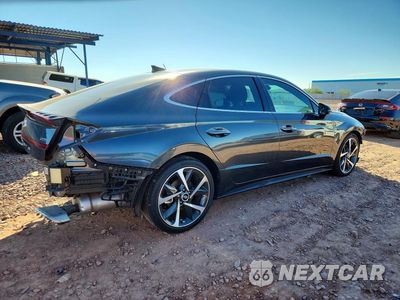Trzecie zdjęcie samochodu z tyłu: 2023 HYUNDAI SONATA SEL PLUS VIN:KMHL44J27PA268004 - miniatura