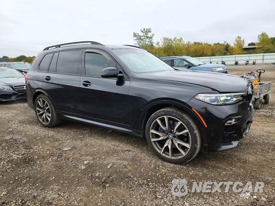 Czwarte zdjęcie samochodu z boku: 2022 BMW X7 M50I VIN:5UXCX6C08N9N04403 - miniatura