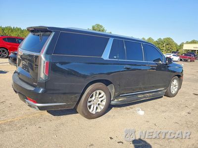 Trzecie zdjęcie samochodu z tyłu: 2023 CADILLAC ESCALADE ESV PREMIUM LUXURY PLATINUM VIN:1GYS3MKL6PR100327 - miniatura