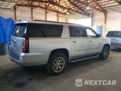 Trzecie zdjęcie samochodu z tyłu: 2019 GMC YUKON XL K1500 SLT VIN:1GKS2GKC8KR345346 - miniatura