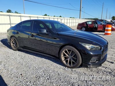 Czwarte zdjęcie samochodu z boku: 2016 INFINITI Q50 3.0T PREMIUM VIN:JN1EV7AR0GM340302 - miniatura