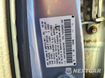 Zdjęcie 12 z 12 samochodu: 2008 HONDA ACCORD EXL VIN:1HGCP36818A070766 - miniatura