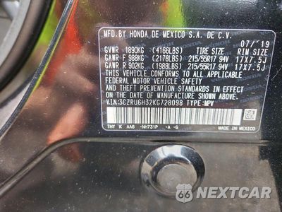 Zdjęcie 13 z 13 samochodu: 2019 HONDA HR-V LX VIN:3CZRU6H32KG728098 - miniatura