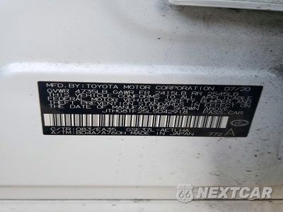 Zdjęcie 12 z 12 samochodu: 2020 LEXUS IS 300 F SPORT VIN:JTHG81F25L5042918 - miniatura