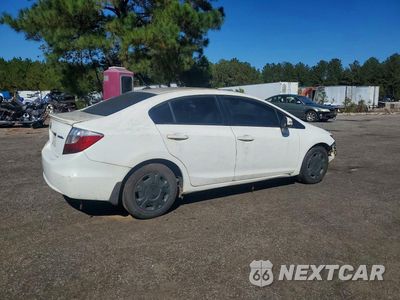 Trzecie zdjęcie samochodu z tyłu: 2012 HONDA CIVIC HYBRID L VIN:JHMFB4F34CS000961 - miniatura