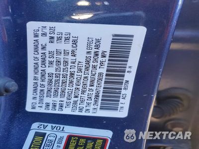 Zdjęcie 13 z 13 samochodu: 2014 HONDA CR-V EXL VIN:2HKRM4H71EH706599 - miniatura