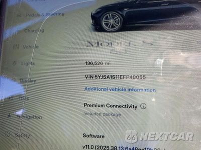 Zdjęcie 9 z 12 samochodu: 2014 TESLA MODEL S VIN:5YJSA1S11EFP48055 - miniatura