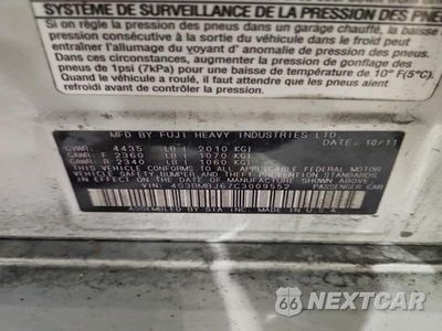 Zdjęcie 12 z 12 samochodu: 2012 SUBARU LEGACY 2.5I LIMITED VIN:4S3BMBJ67C3009552 - miniatura