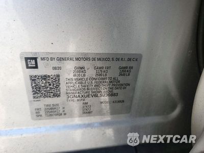 Zdjęcie 13 z 13 samochodu: 2020 CHEVROLET EQUINOX LT VIN:3GNAXUEV6LS730883 - miniatura