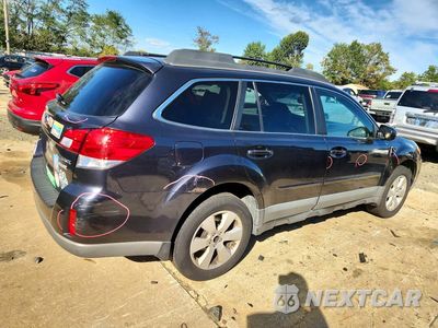 Trzecie zdjęcie samochodu z tyłu: 2012 SUBARU OUTBACK 2.5I PREMIUM VIN:4S4BRBGCXC3222988 - miniatura