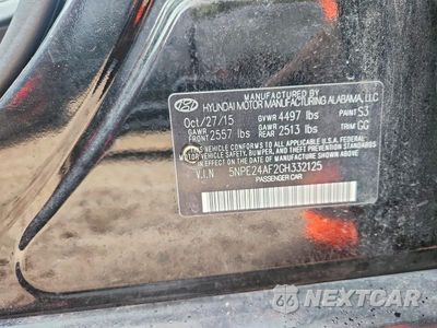 Zdjęcie 12 z 12 samochodu: 2016 HYUNDAI SONATA SE VIN:5NPE24AF2GH332125 - miniatura