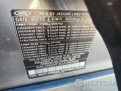 Zdjęcie 13 z 13 samochodu: 2016 LAND ROVER RANGE ROVER HSE VIN:SALGS2VF4GA282559 - miniatura