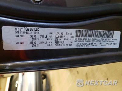 Zdjęcie 13 z 13 samochodu: 2016 DODGE JOURNEY SE VIN:3C4PDDAG4GT161065 - miniatura