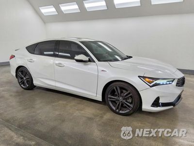 Czwarte zdjęcie samochodu z boku: 2023 ACURA INTEGRA A-SPEC TECH VIN:19UDE4H6XPA019034 - miniatura