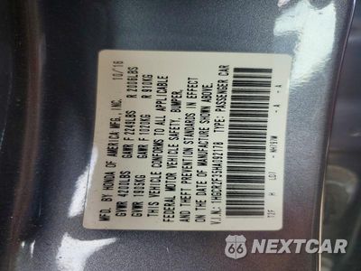 Zdjęcie 13 z 13 samochodu: 2017 HONDA ACCORD LX VIN:1HGCR2F35HA092178 - miniatura