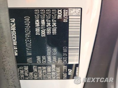 Zdjęcie 13 z 13 samochodu: 2022 MERCEDES-BENZ METRIS VIN:W1YV0CEY9N3964040 - miniatura