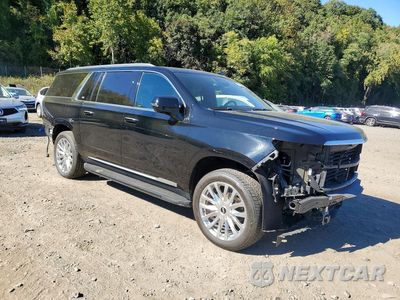 Czwarte zdjęcie samochodu z boku: 2024 CADILLAC ESCALADE ESV PREMIUM LUXURY VIN:1GYS4KKL1RR129044 - miniatura