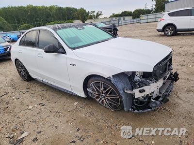 Czwarte zdjęcie samochodu z boku: 2023 MERCEDES-BENZ C 43 AMG VIN:W1KAF8HB8PR142292 - miniatura